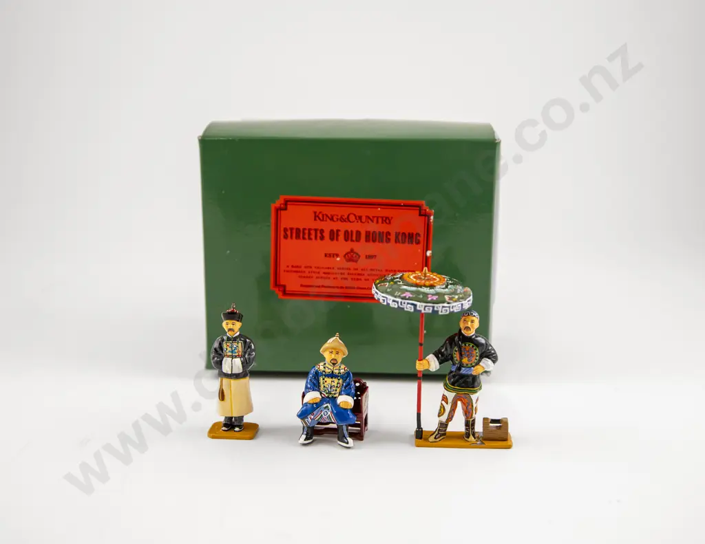 Boxed King & Country Streets of Old Hong Kong Mandarin Set Image 1++