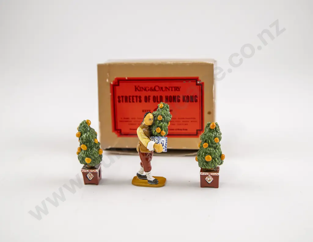 Boxed King & Country Streets of Old Hong Kong Mandarin Tree Set Image 1++