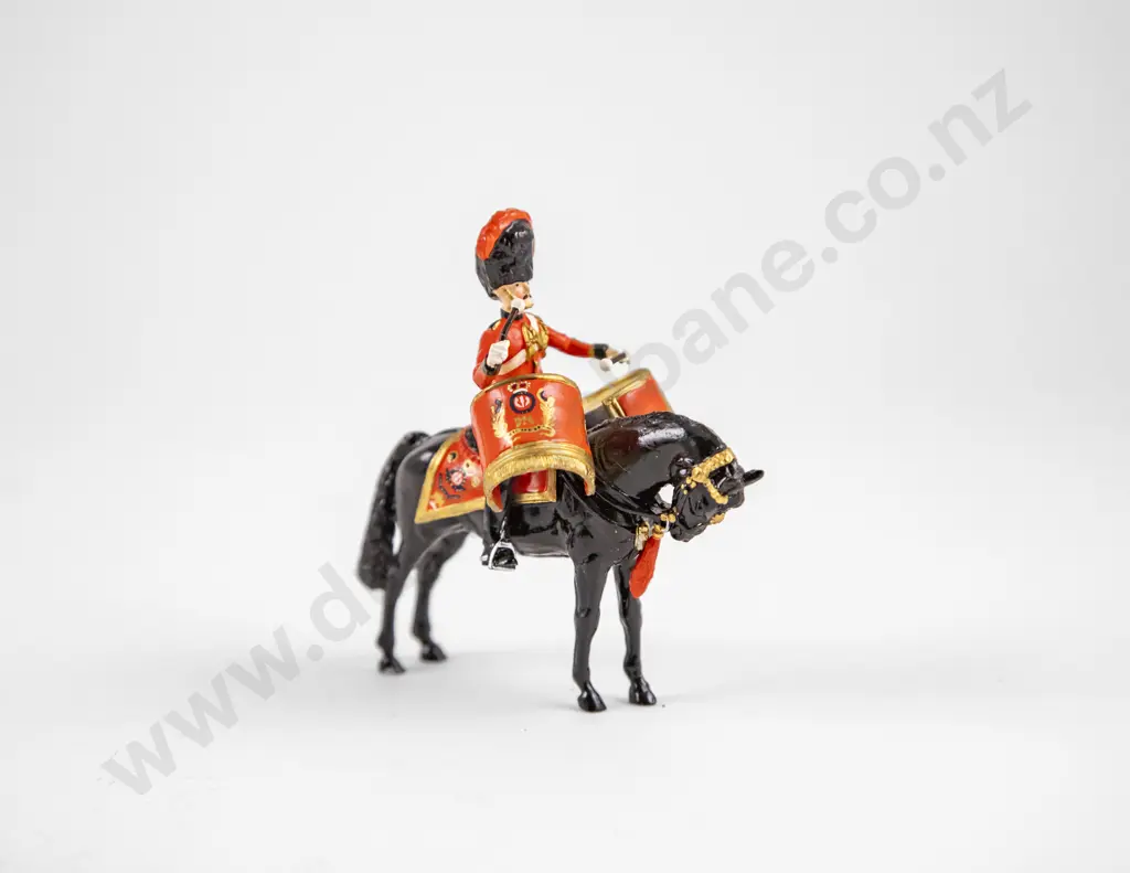 Boxed S & S Miniatures Scots Greys Mounted Drummer Image 1++