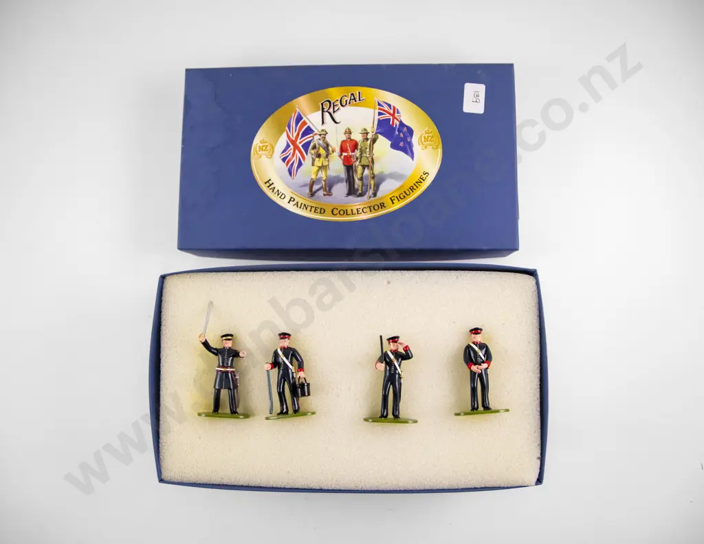 Boxed Regal (NZ) Set No NZ9 Bengal Foot Artillery 1845 of Howitzer and Five Man Crew Image 1++