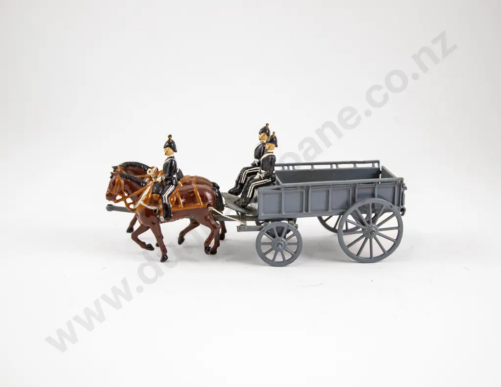 Britains Restored (146) Service Corps Horse Drawn Wagon Image 1++