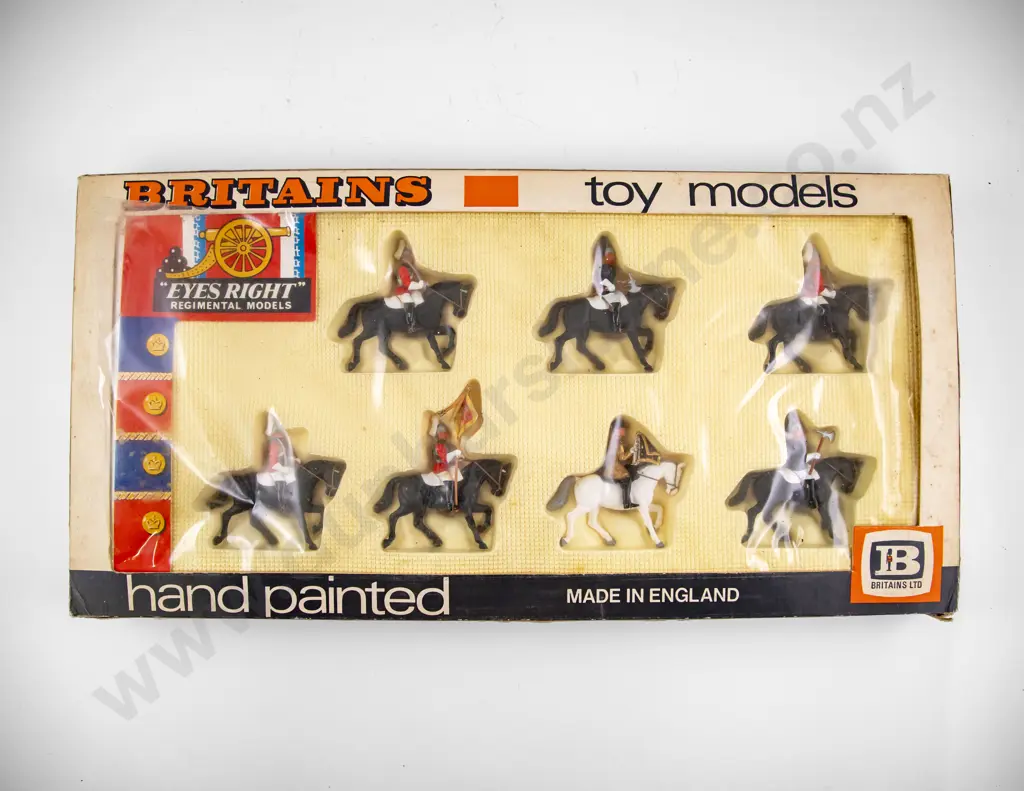 Boxed and Unboxed Britains Plastic 'Eyes Right' Royal Horse Guard Regiment Models (21) Image 1++