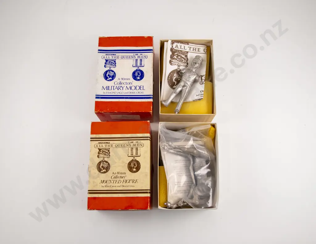 Boxed Five Mixed Manufacture White Metal Casting Kits Image 1++
