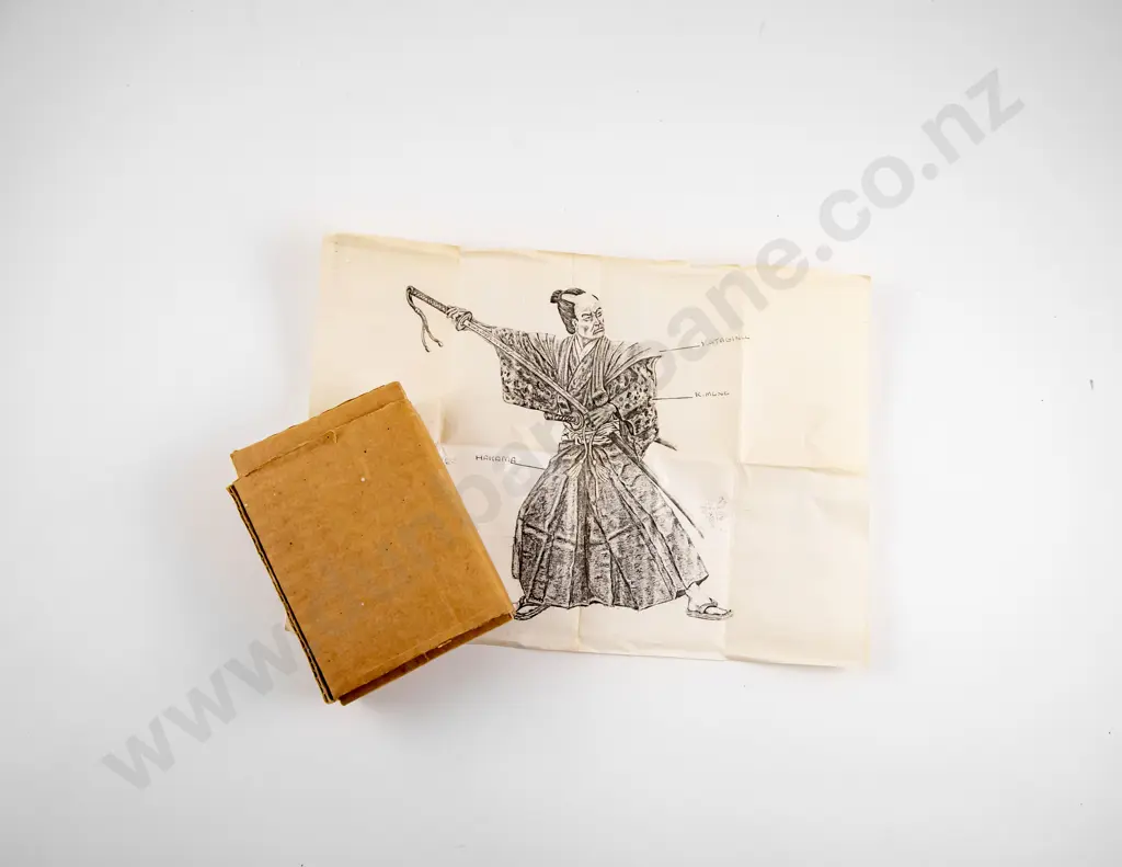 Boxed Ceremonial Studio Portsmouth White Metal Casting Kit of a Samurai Warrior Image 1++