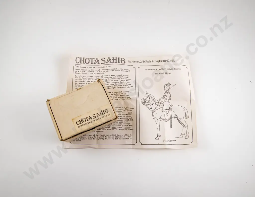 Chota Sahib White Metal Casting Kits Image 1++