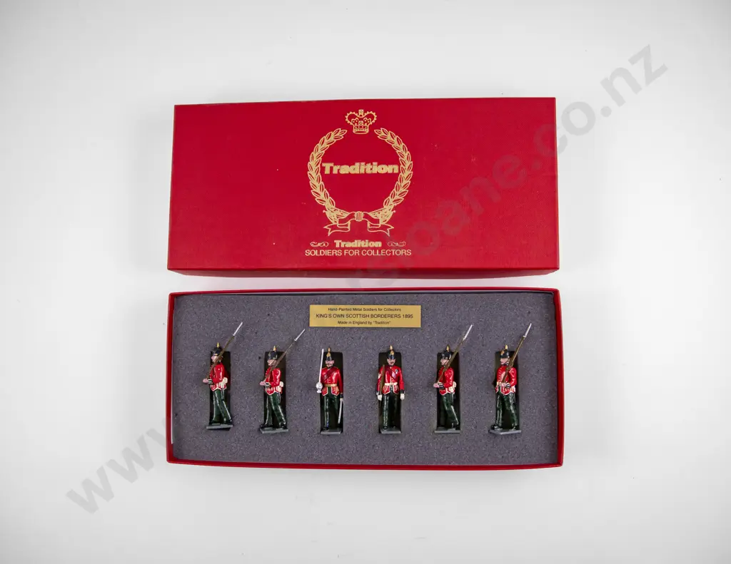 Boxed Tradition Soldiers for Collectors Kings Own Scottish Borderers 1895 Image 1++
