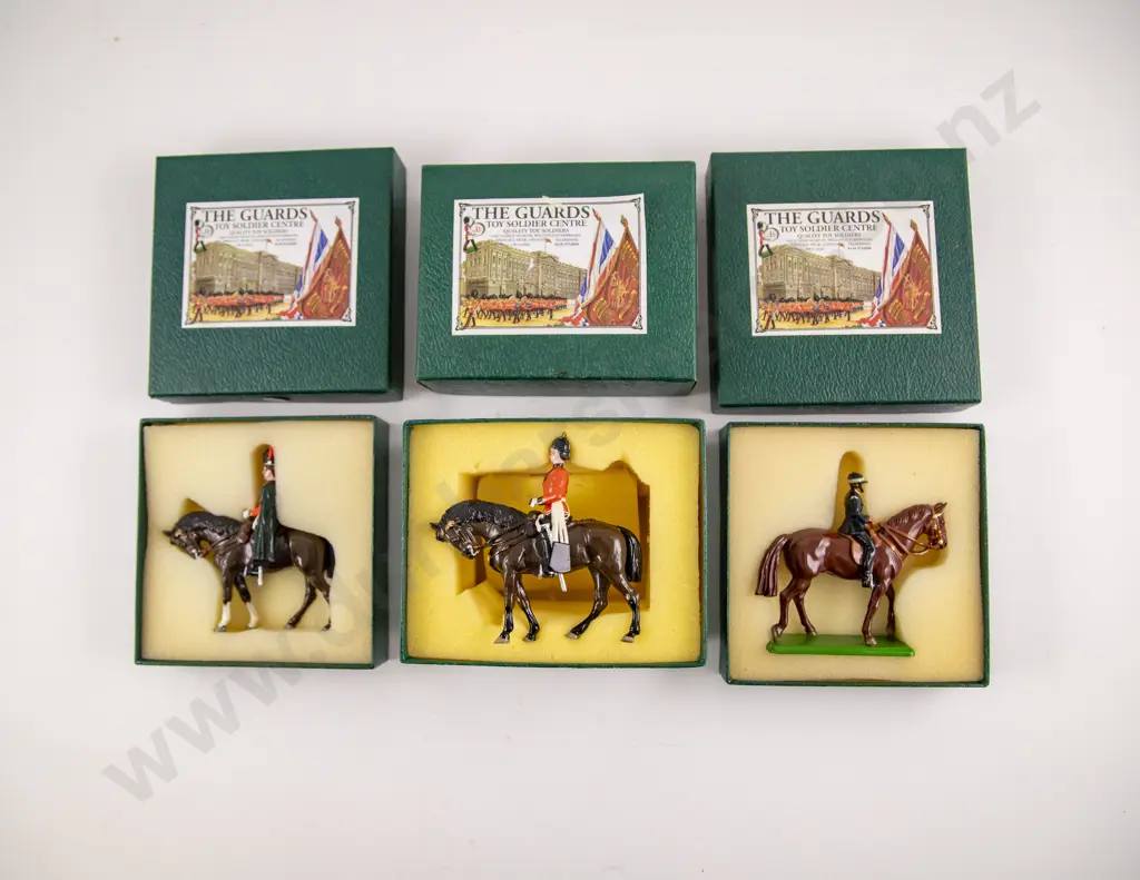 Boxed The Guards Toy Soldier Centre Kings Own Scottish Borderers Mounted Officer Image 1++