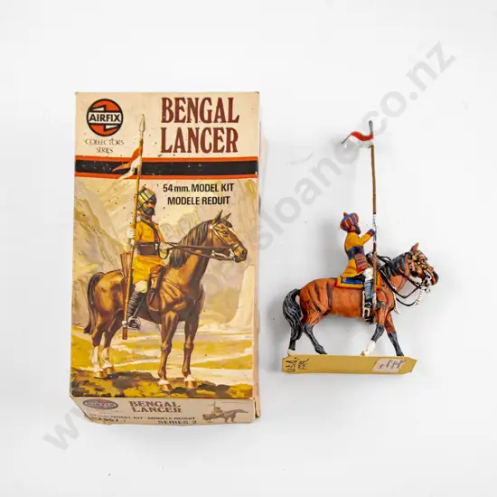Airfix Bengal Lancer Metal Completed Kit and Plastic Un-completed Kit 1/12scale