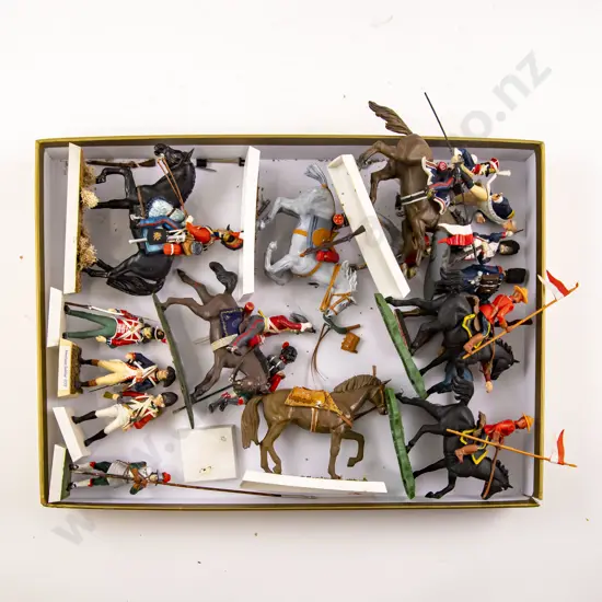 Collection Complete Airfix Model Soldiers with display diorama platforms