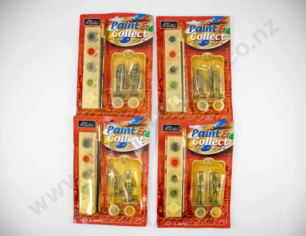 Four Packeted Britains Paint and Collect Figures Image 1++