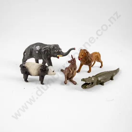 Collection Mainly Timpo and Other Wild and Zoo Animals with Zoo Fencing