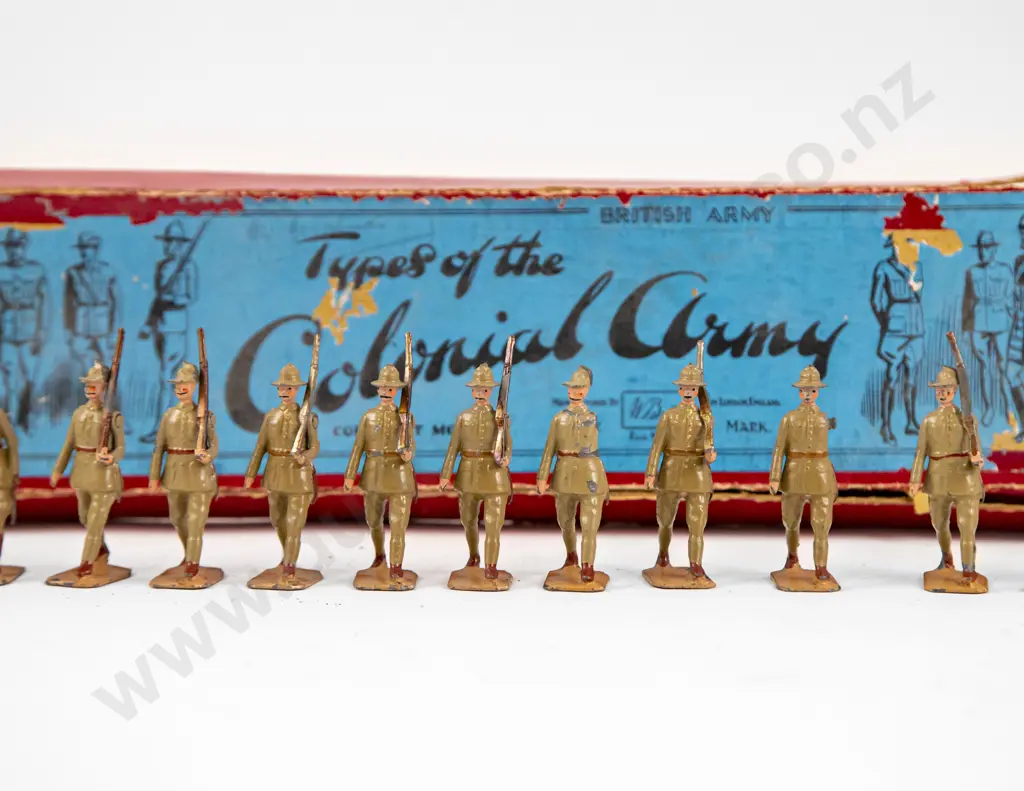 Early Britains Part Boxed (1544) 'Types of the Colonial Army' Australia (13) some faults Image 1++