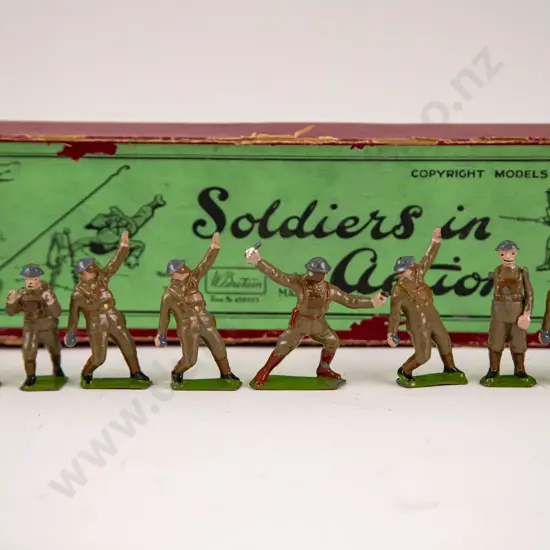 Early Britains Boxed No1612 Soldiers of Action British Infantry in Action (10)