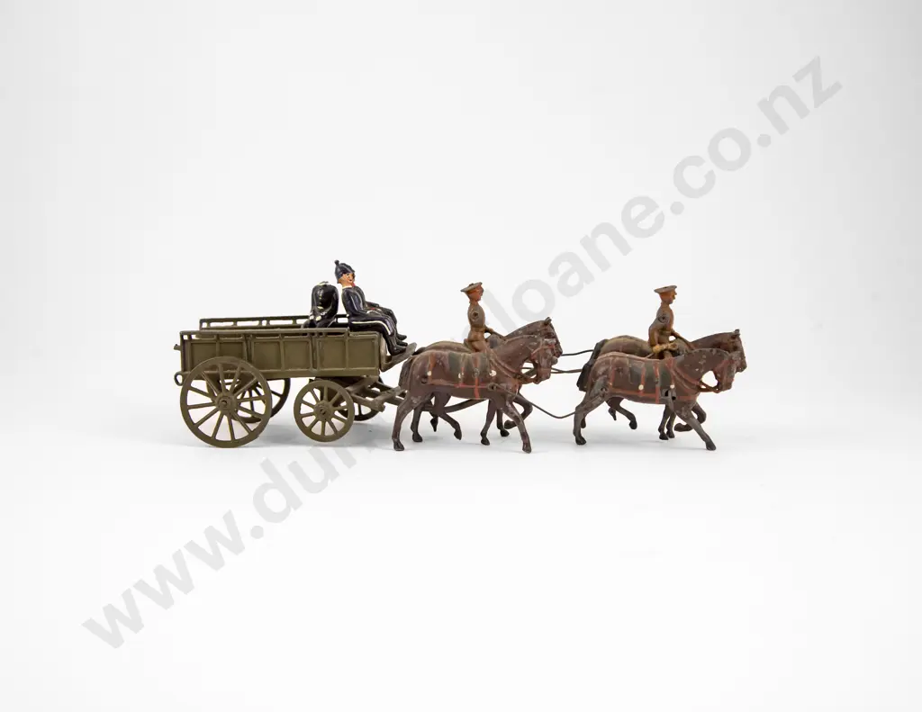 Unboxed Britains (No145A) Royal Army Medical Corps Ambulance Cart Image 1++