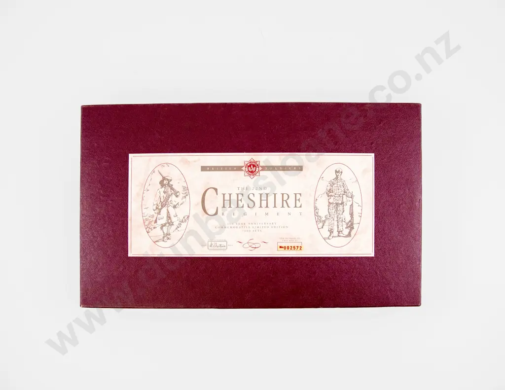 Boxed Britains Ltd Ed No 5189 The 22nd Cheshire Regiment Image 1++