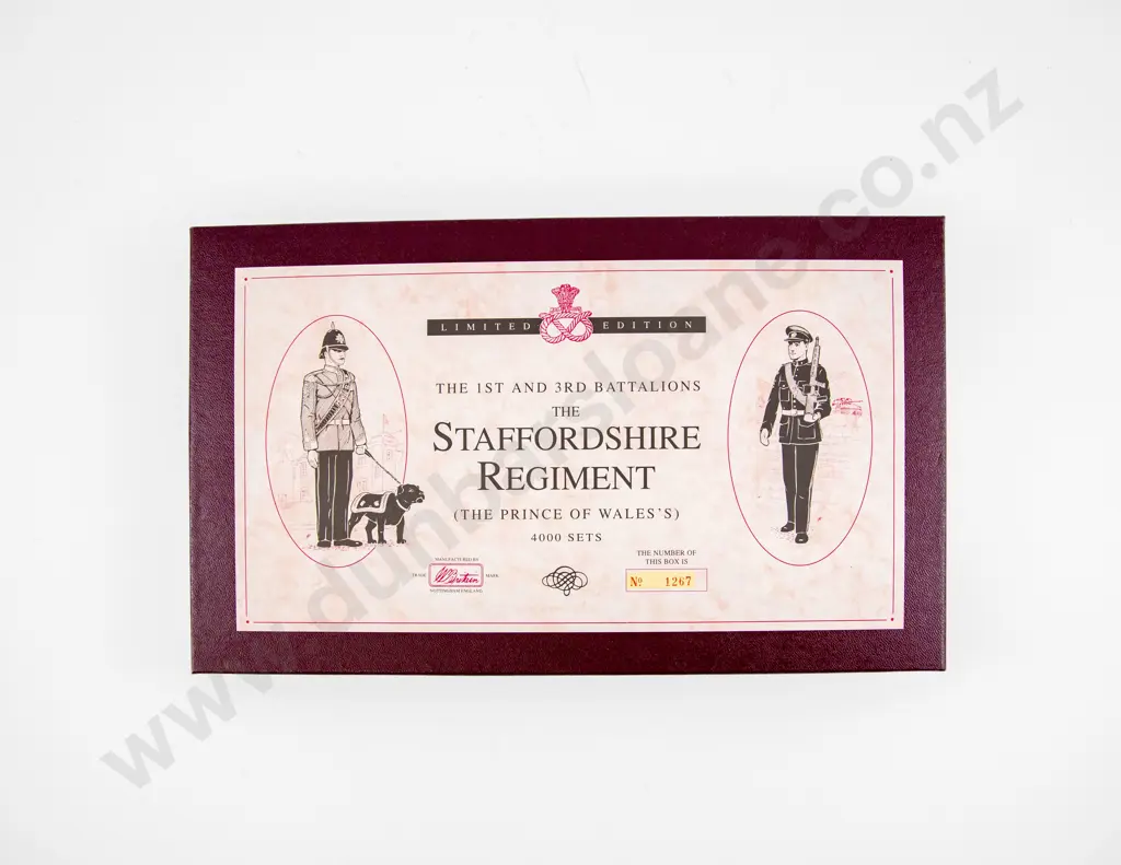 Boxed Britains Ltd Ed No 5194 The Staffordshire Regiment Image 1++