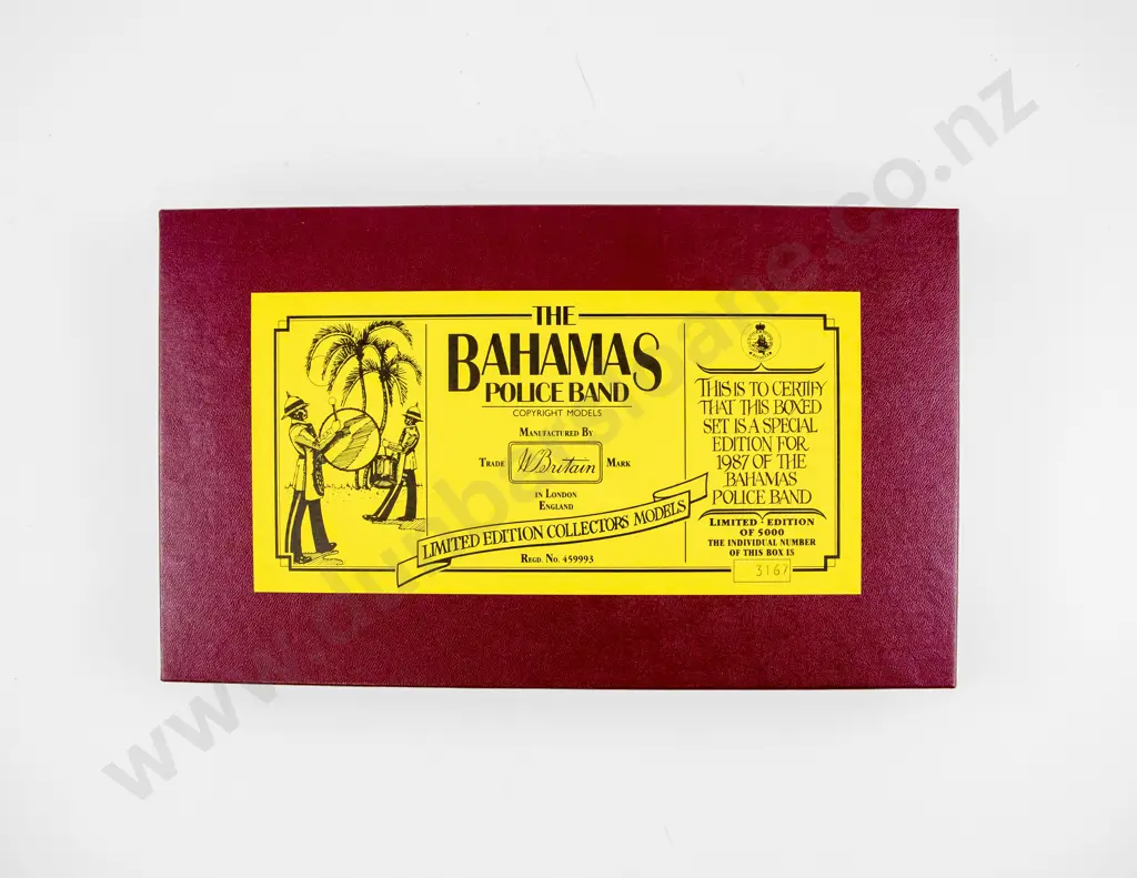 Boxed Britains Ltd Ed No 3167 The Bahamas Police Band Image 1++