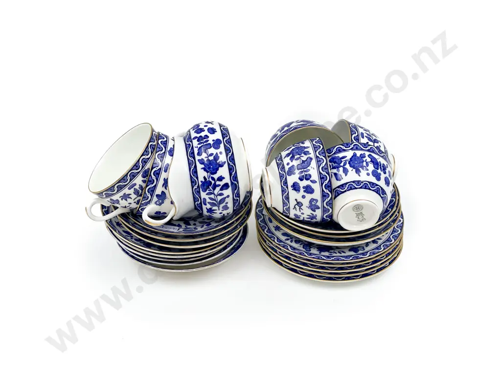 Royal Doulton Blue and White Part Tea Set Image 1++