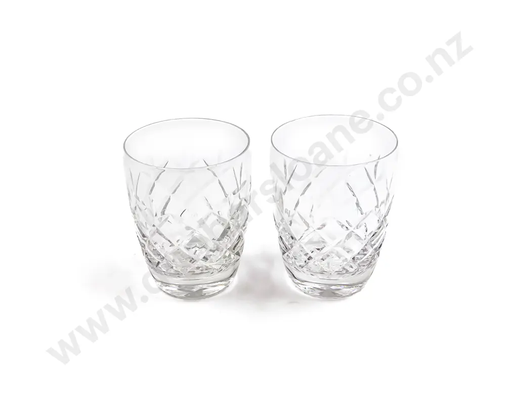 Two Sets of Six Crystal Tumblers Image 1++