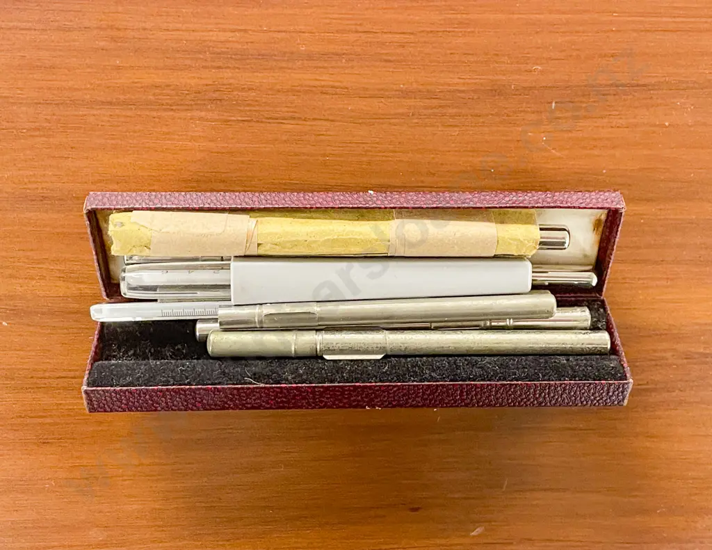 Box of Vintage Baby Feeding Bottles Together With Quantity of Thermometers Image 1++