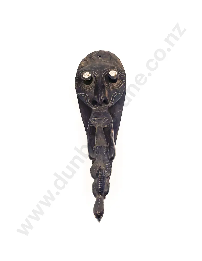 Native Carved Wooden Mask Image 1++