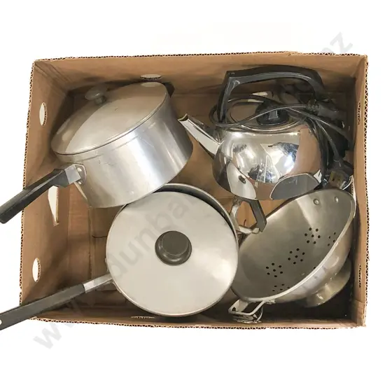 Two Boxes with Pots