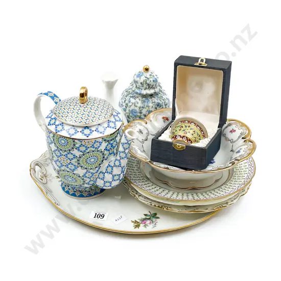 Floral Ceramic Tray