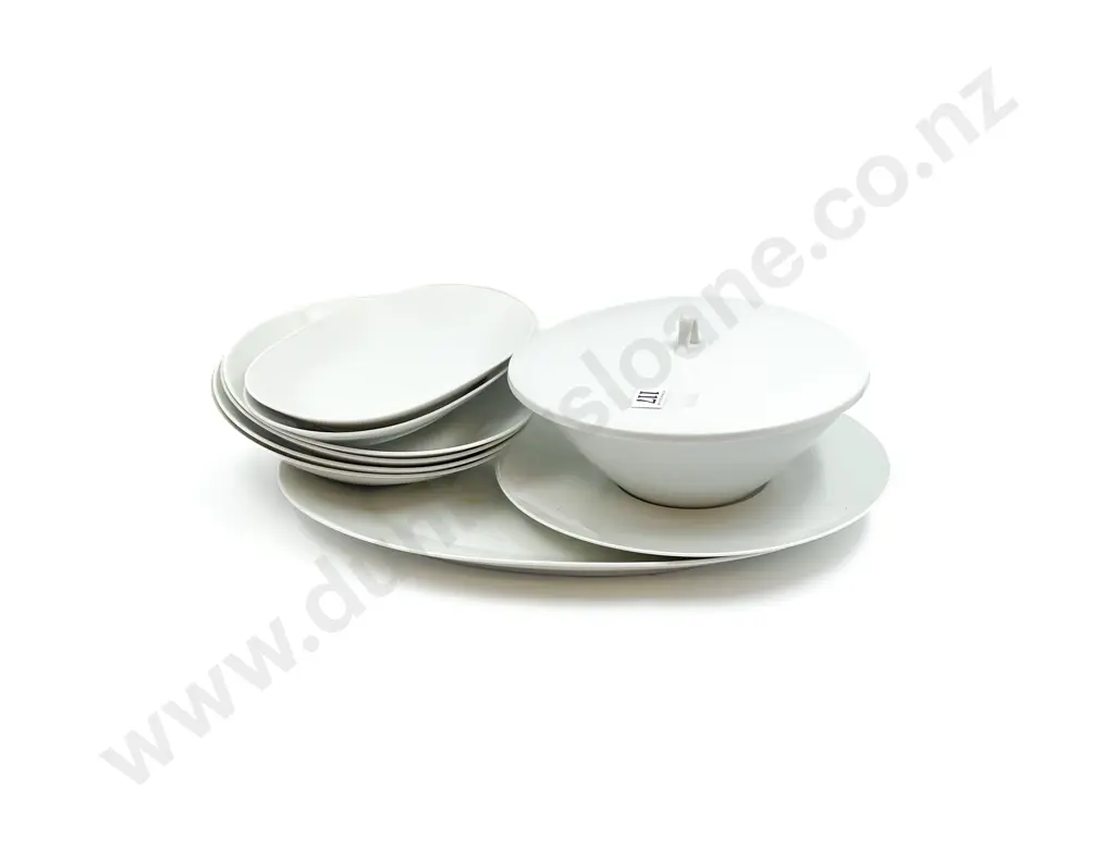 Small Qty Rosenthal White Glazed Crockery Image 1++