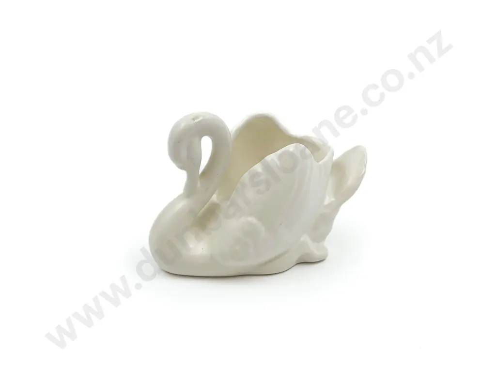 Small Crown Lynn Tiki Mark Swan Vase Image 1++