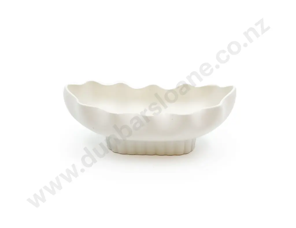 Crown Lynn Wavy Rim Trough Vase #669 28.5cm Length Image 1++