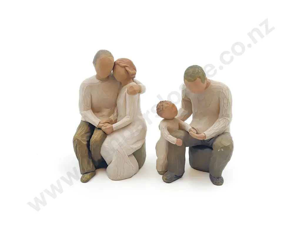 Willow Tree "Anniversary" & "Grandfather" Figurines Image 1++