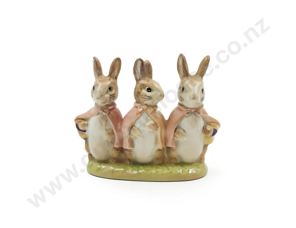 Beswick Beatrix Potter Figure Flopsy Mopsy & Cottontail Image 1++