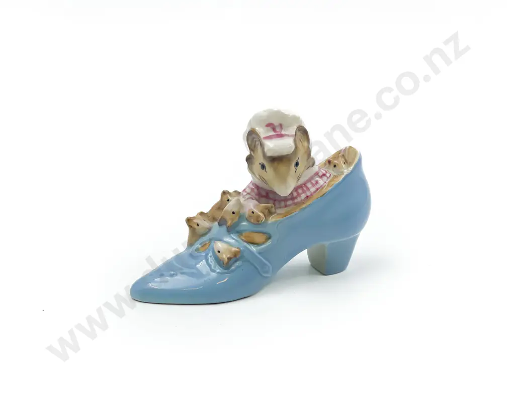 Beswick Beatrix Potter Figure The Old Woman Who Lived In A Shoe Image 1++