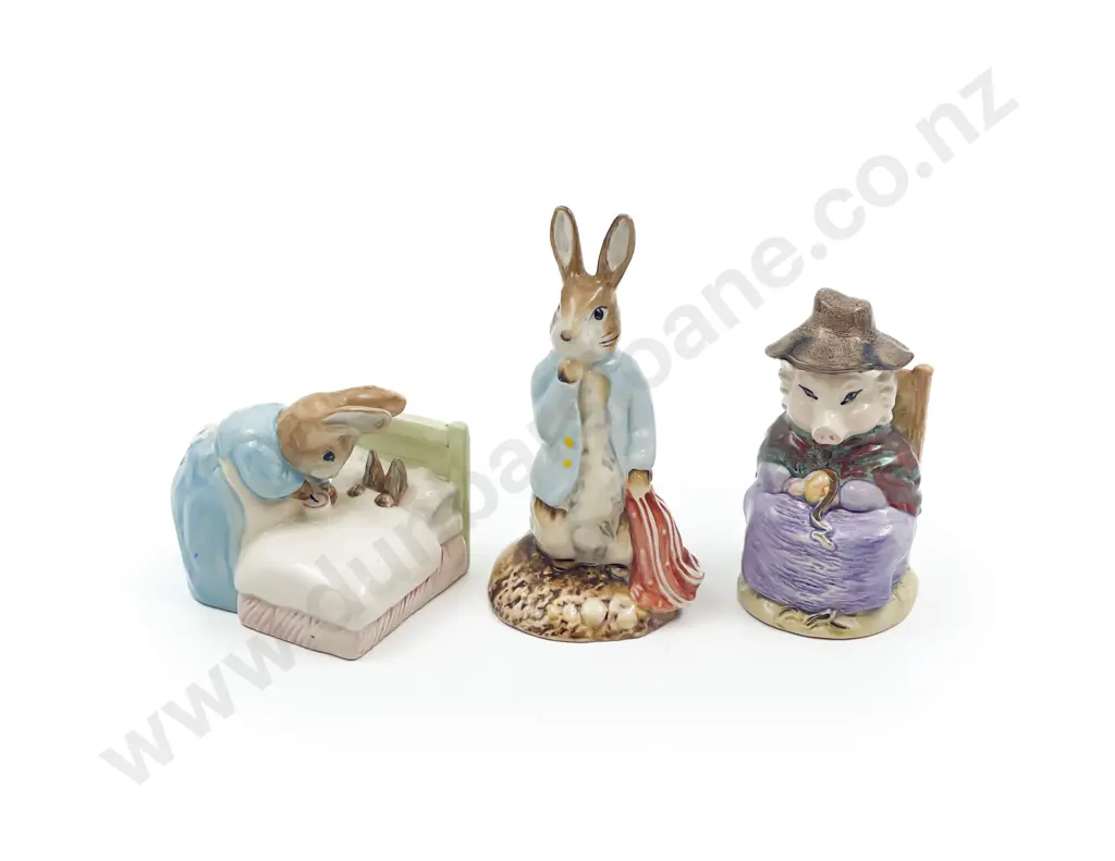 Three Royal Albert Beatrix Potter Figures Image 1++