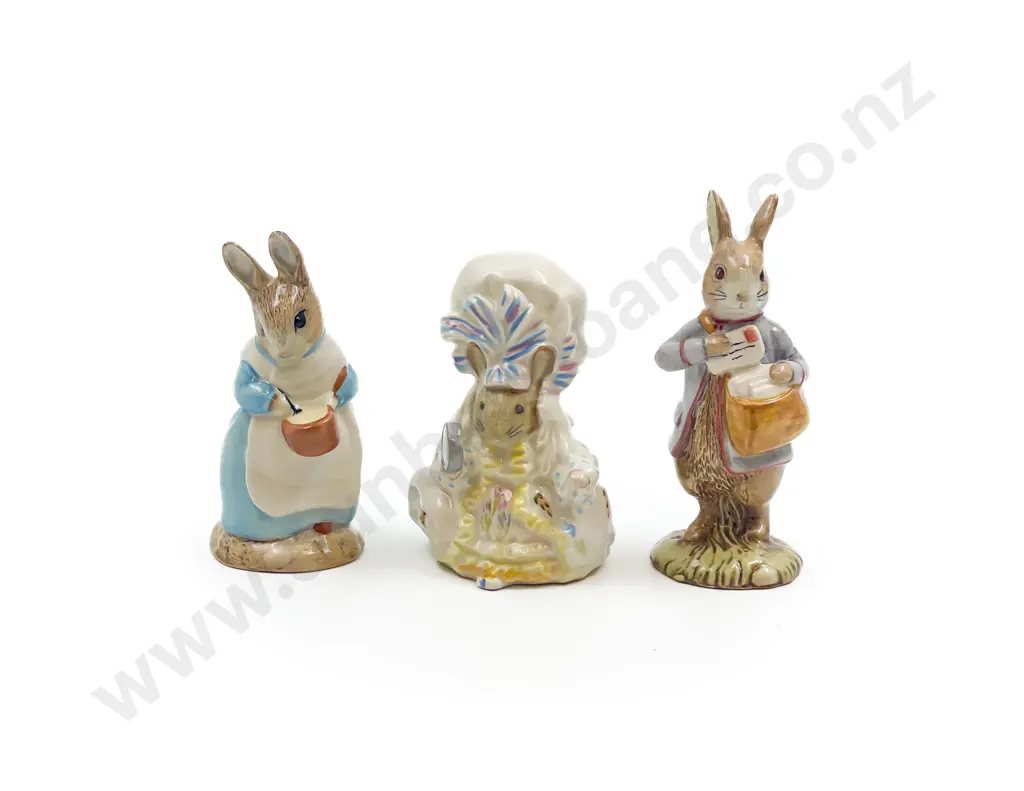 Three Royal Albert Beatrix Potter Figures Image 1++