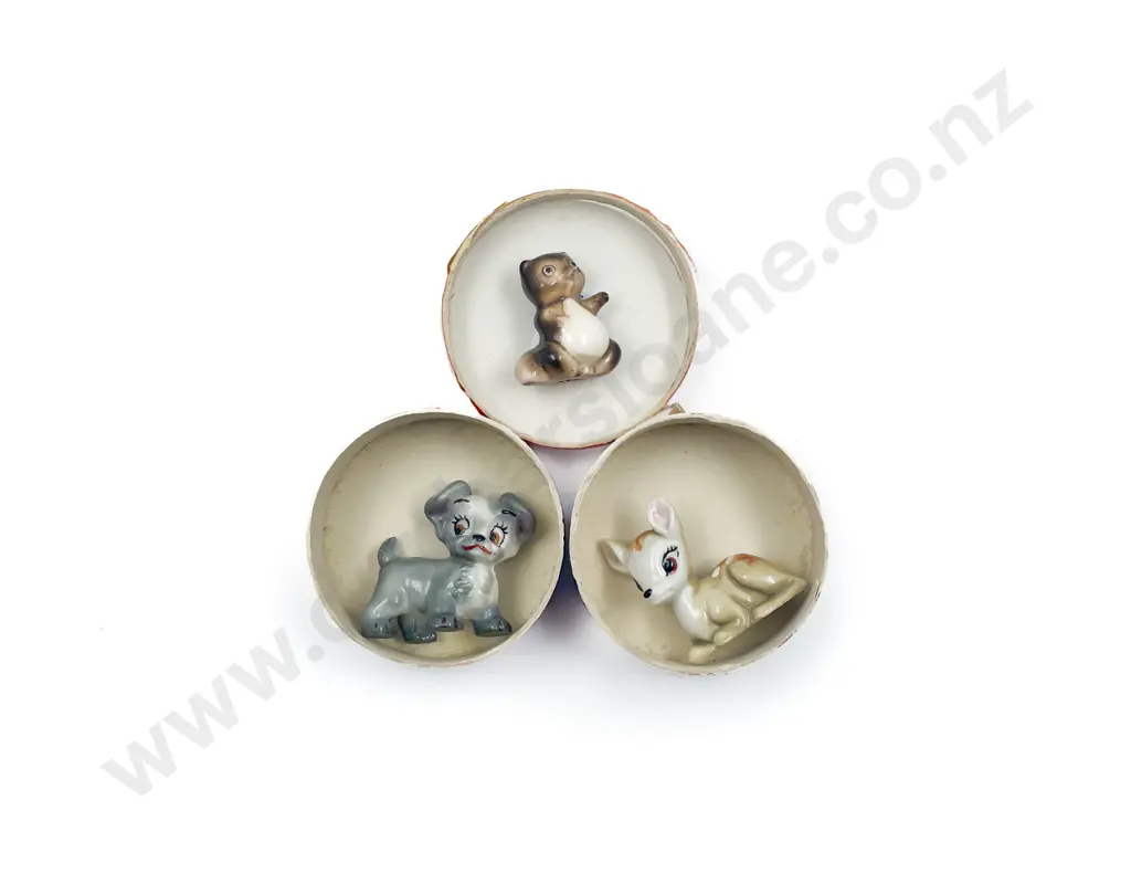 Two Wade Hat Box Figures Bambi & Lady & Other Image 1++
