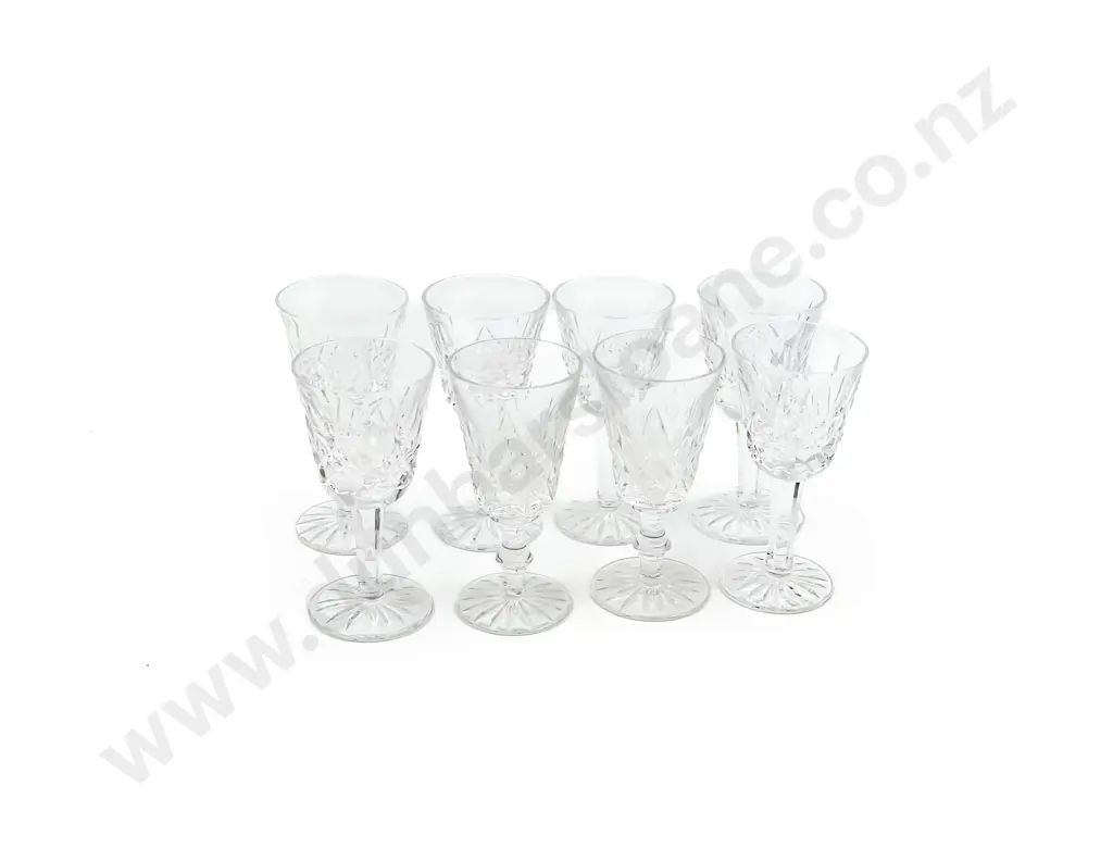 Eight Waterford Liqueur Glasses Image 1++