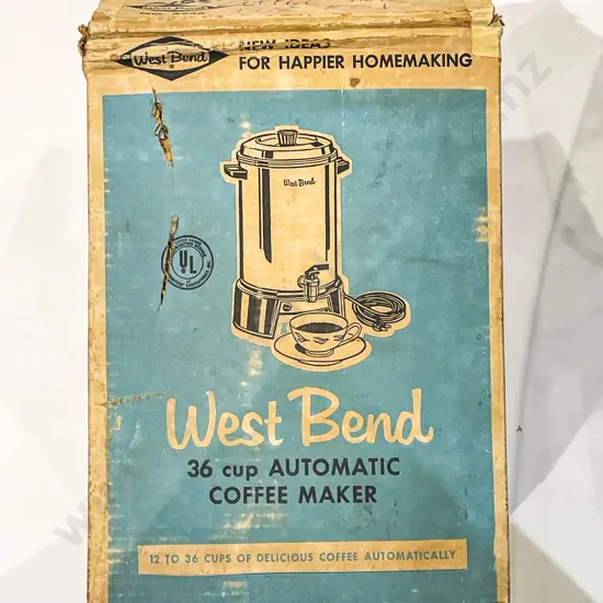 West Bend 36 Cut Automatic Coffee Maker (boxed)