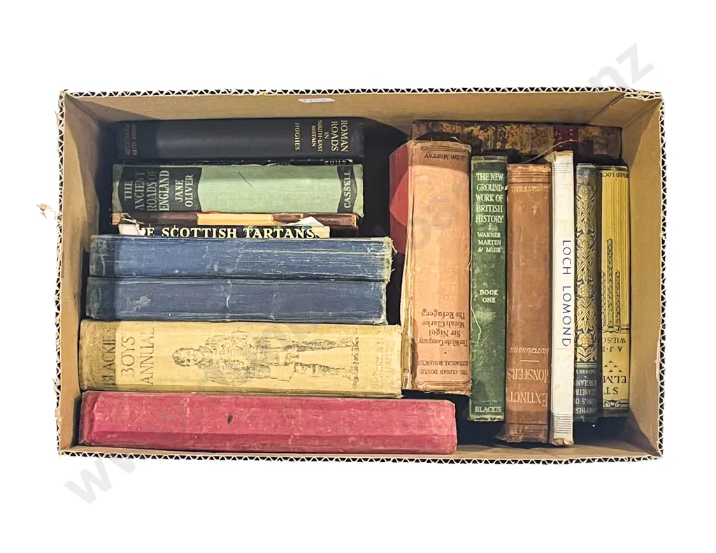 Box of Assorted Vintage Books incl Blackies Boys Annual Image 1++