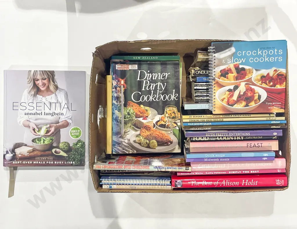 Box of Cookery Books incl Nigela Lawson Image 1++