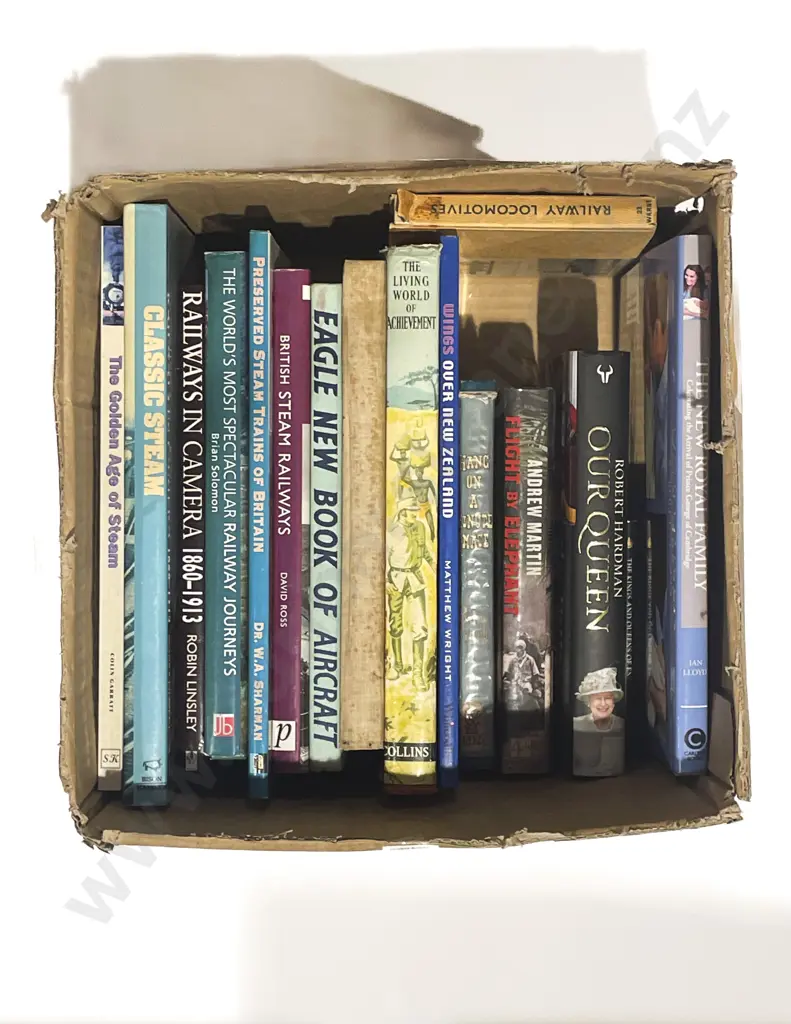 Box of Assorted Books Image 1++