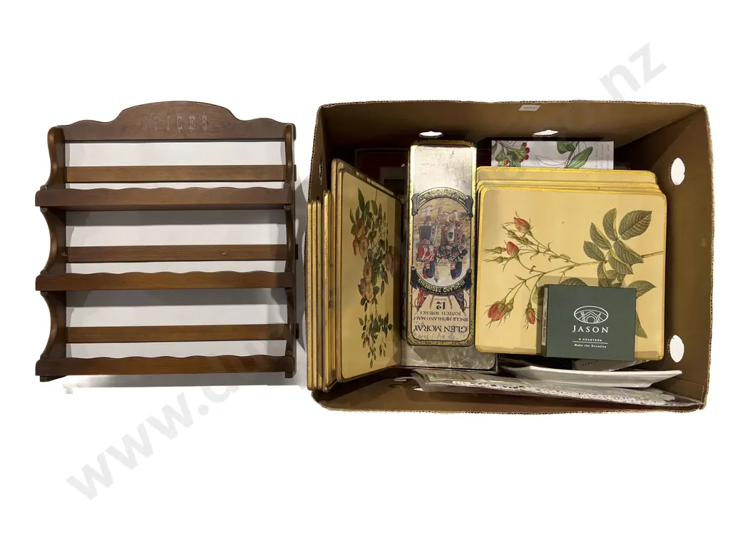 Qty Table Mats and Spice Rack Image 1++