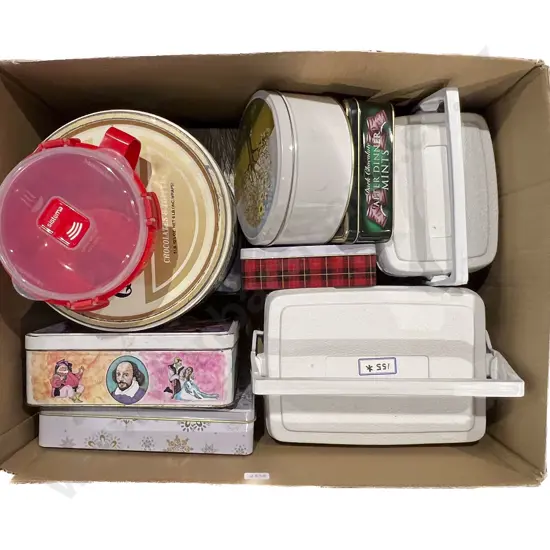 Qty of Biscuit Tins