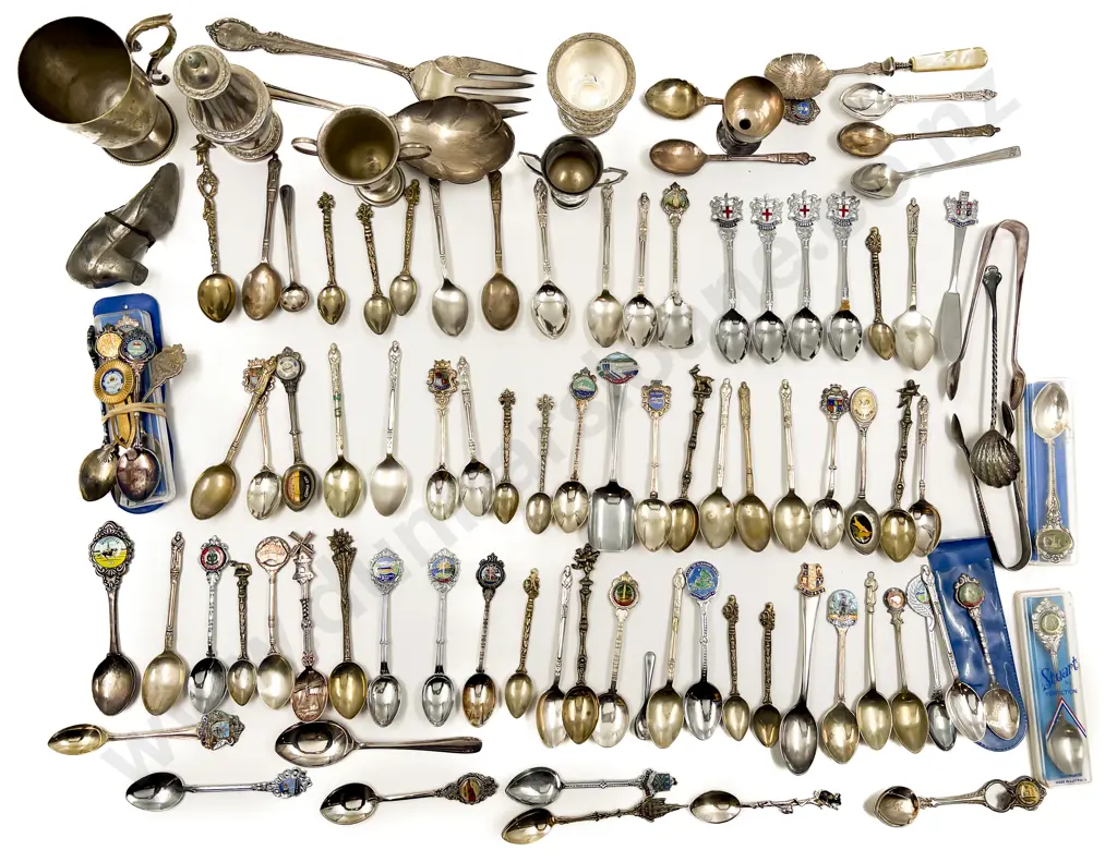 Collection Souvenir Spoons and Assorted S/P Image 1++
