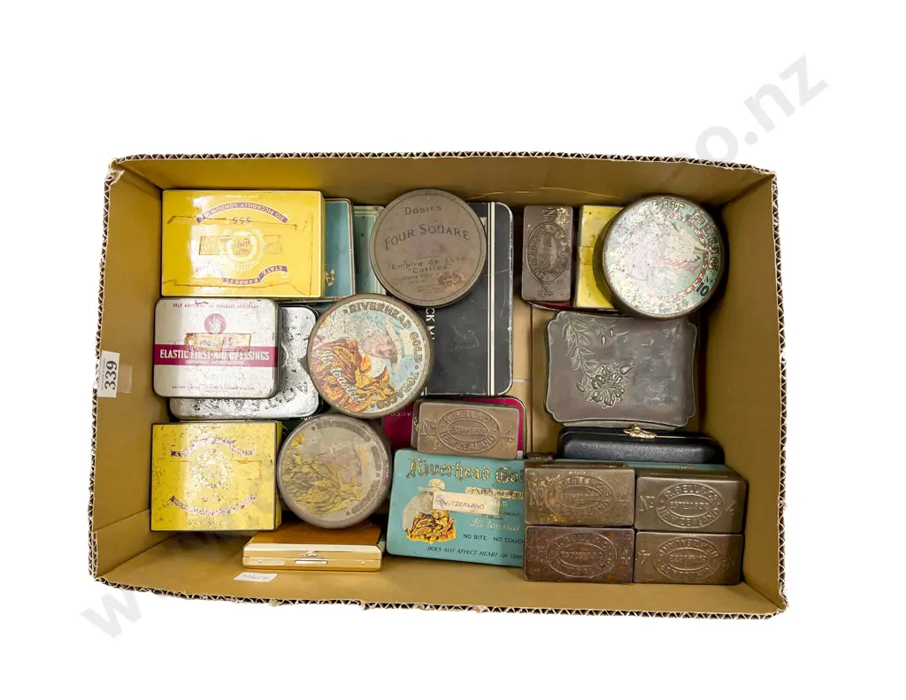 Collection of Vintage Tobacco Tins Etc. Image 1++