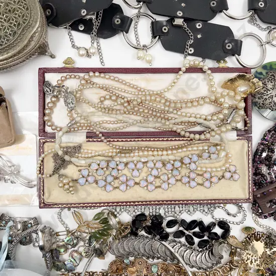 Collection of Costume Jewellery and Small Trinket Box