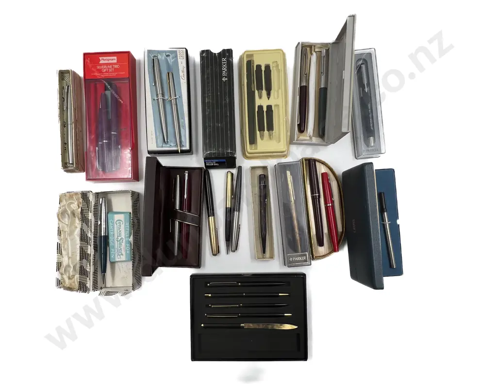 Collection of Assorted Boxed Pens Image 1++
