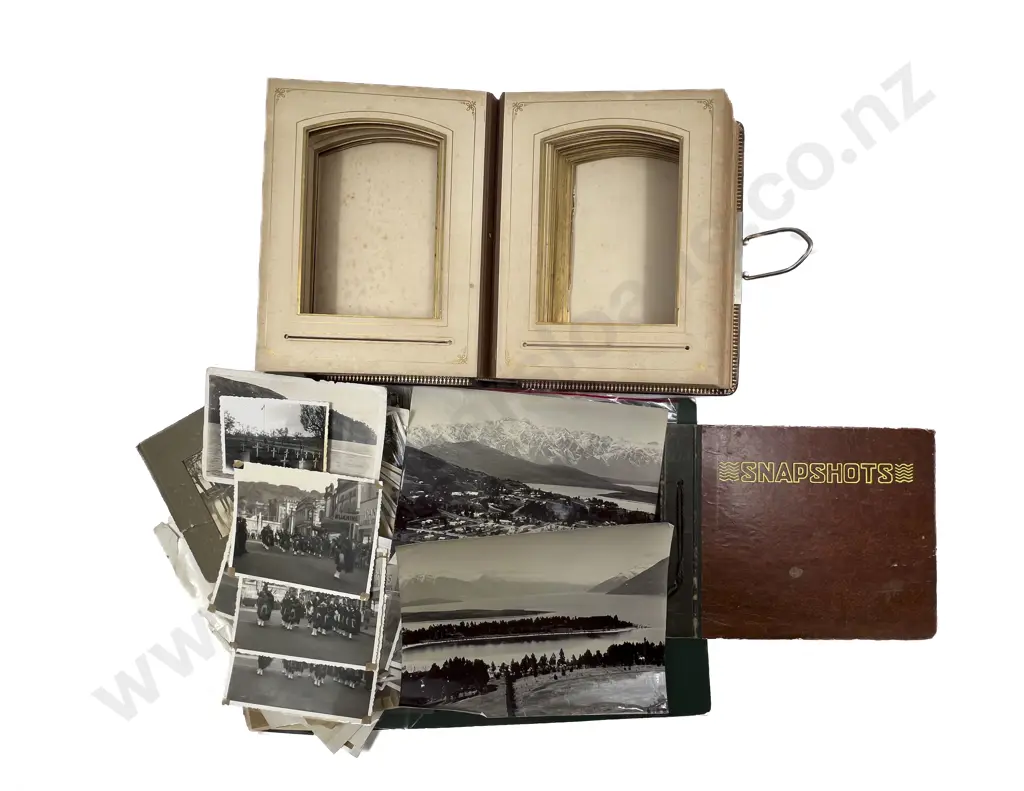 Assorted Vintage Photographs and Empty Photo Album Image 1++
