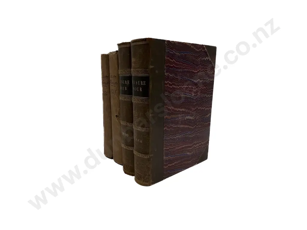 Four Victorian Volumes of "The Leisure Hour" Image 1++
