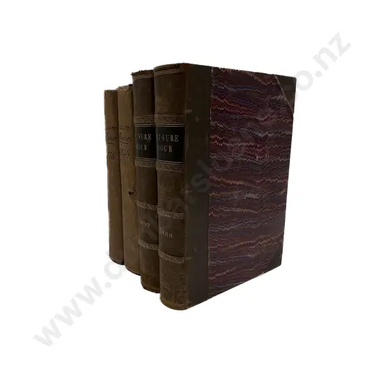 Four Victorian Volumes of "The Leisure Hour"
